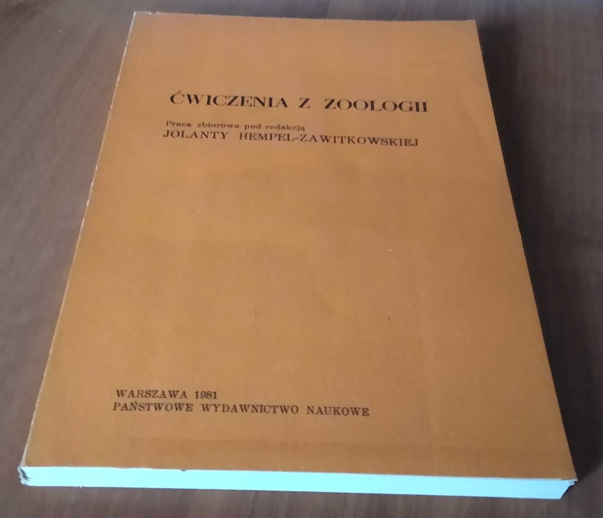 Ćwiczenia z zoologii Jolanta Hempel-Zawitkowska 1981