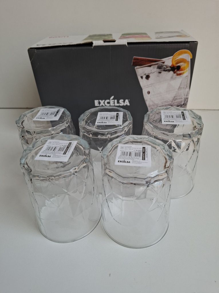 Excelsa Luxor kpl szklanek do wody/drinków 5szt 320ml