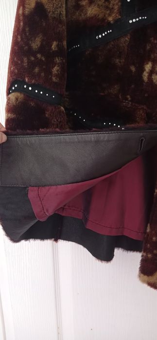 Дубленка из цигейки женская р.46 новая