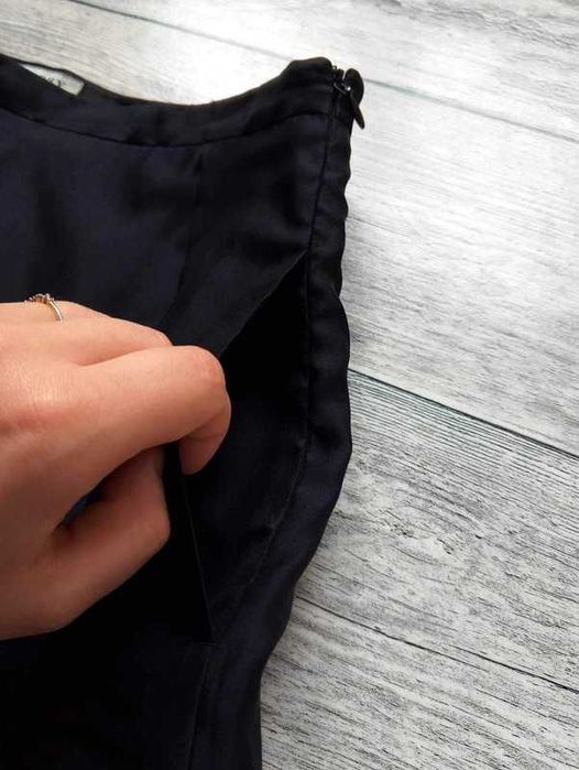 Oryginalna jedwabna spódniczka Burberry