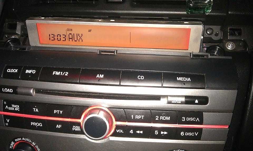 AUX кабель для Mazda 3,5,6,2,CX7,RX8,MX5