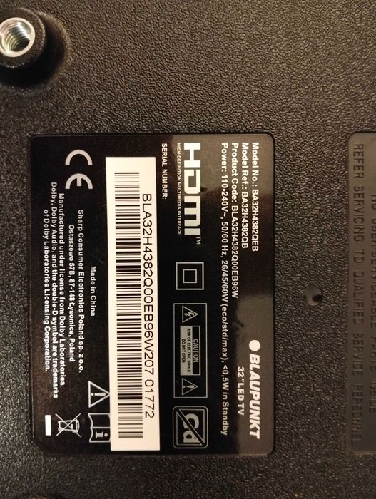 Android TV blaukpunt de 32 polegadas