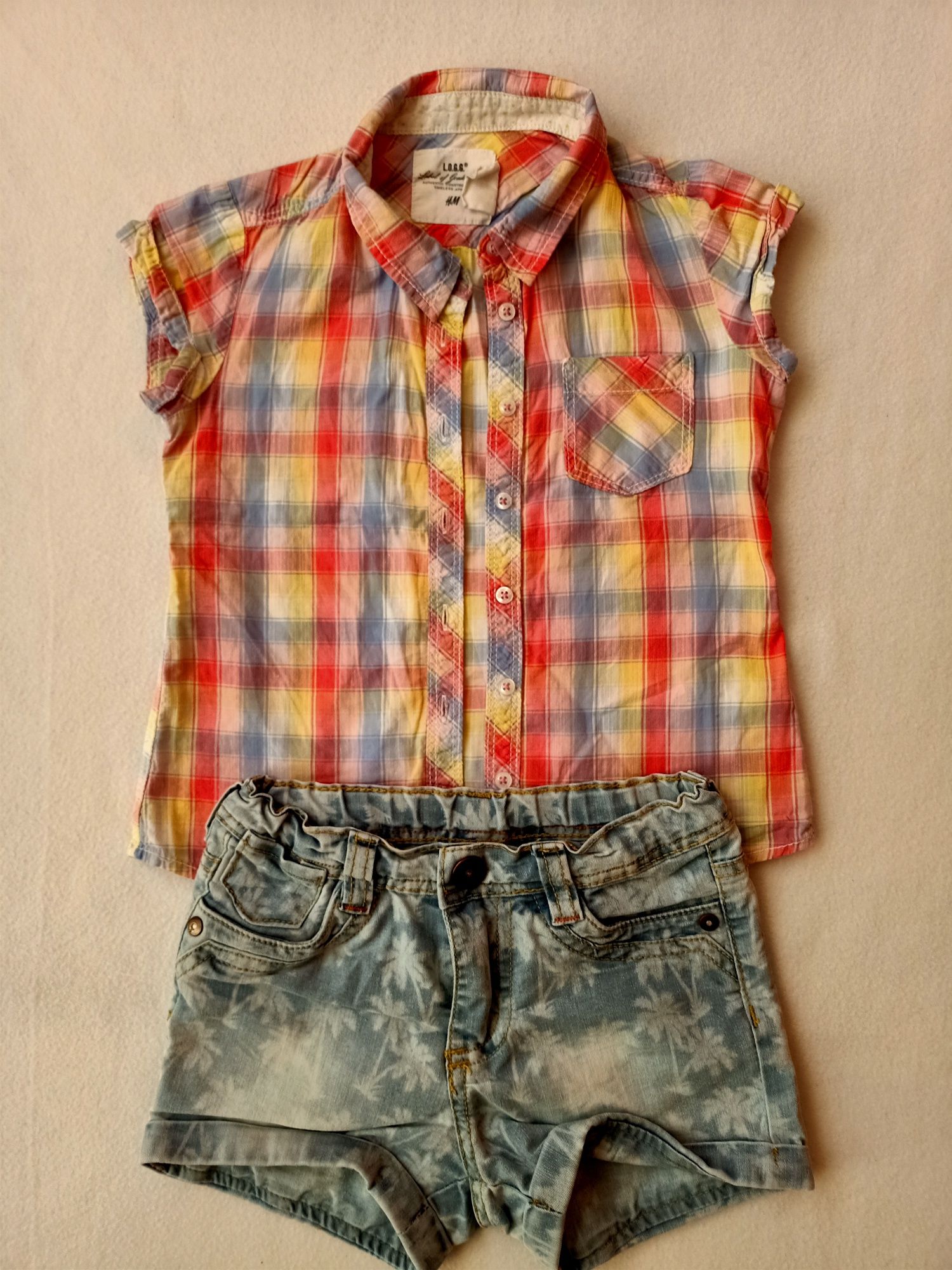PAKA letnie zestawy/ komplety, 110 cm, bluzki, spodenki H&M Cool Club