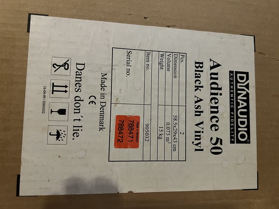 Mega sprzęt ! Kolumny Dynaudio Audience 50 idealne w kartonie  super