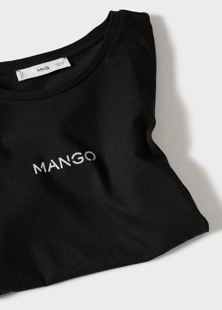 Футболка Mango  хлопок