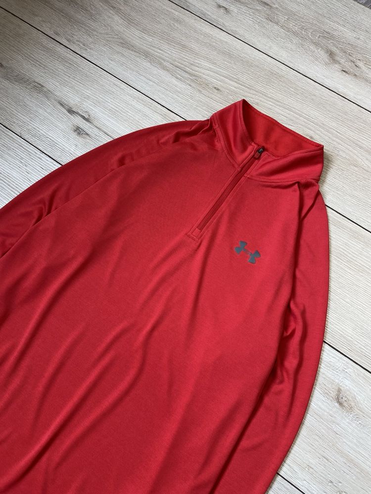 Мужской 1/3 зип рашгард Under Armour (оригинал) спортивный лонгслив