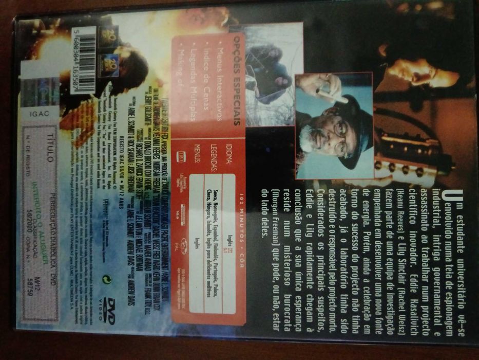 filme dvd original - perseguição diabólica