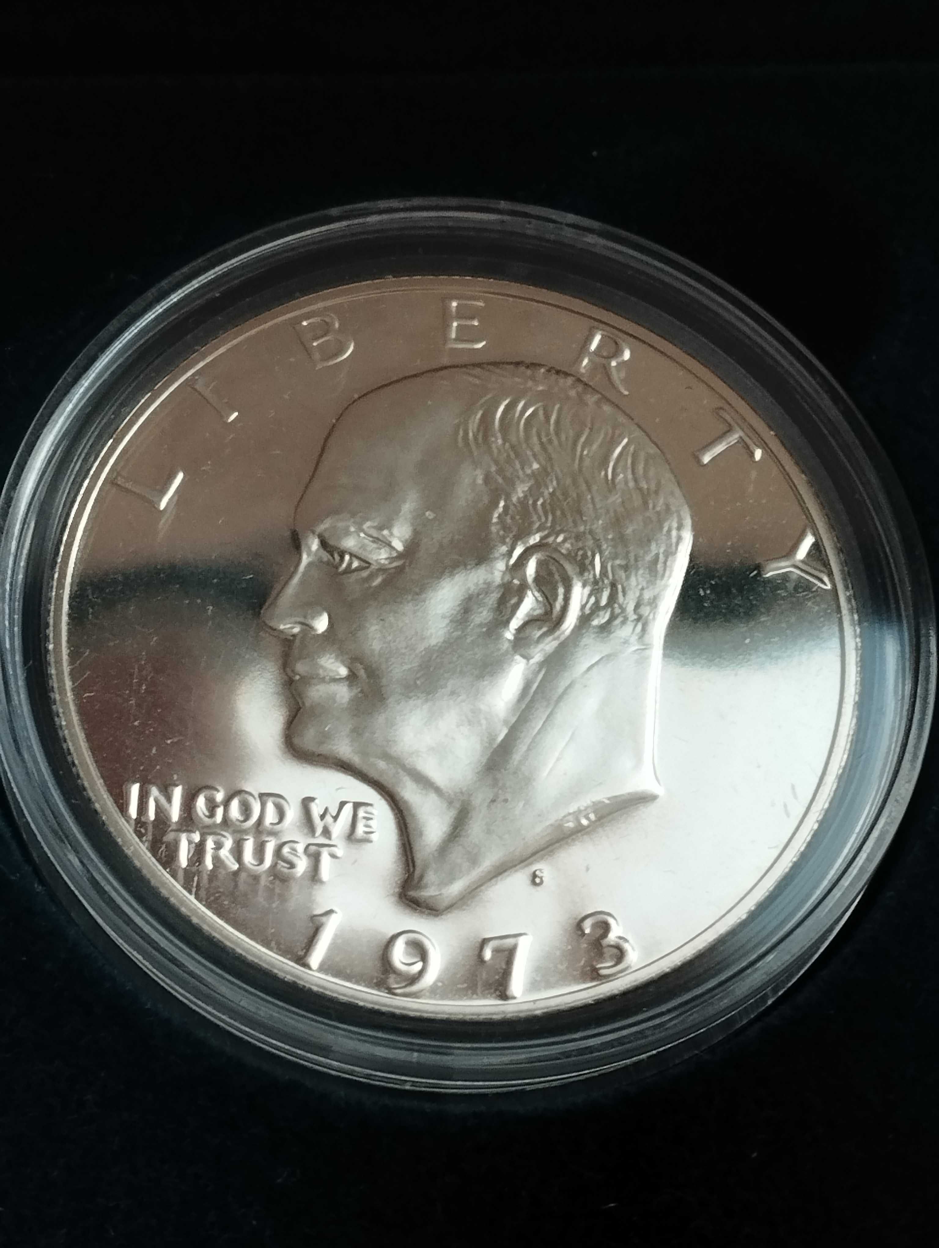 Срібний долар Ейзенхауера Proof комплект з трьох монет.