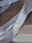 Personalizowane wstążki do zdjęć paznokci dior  chanel