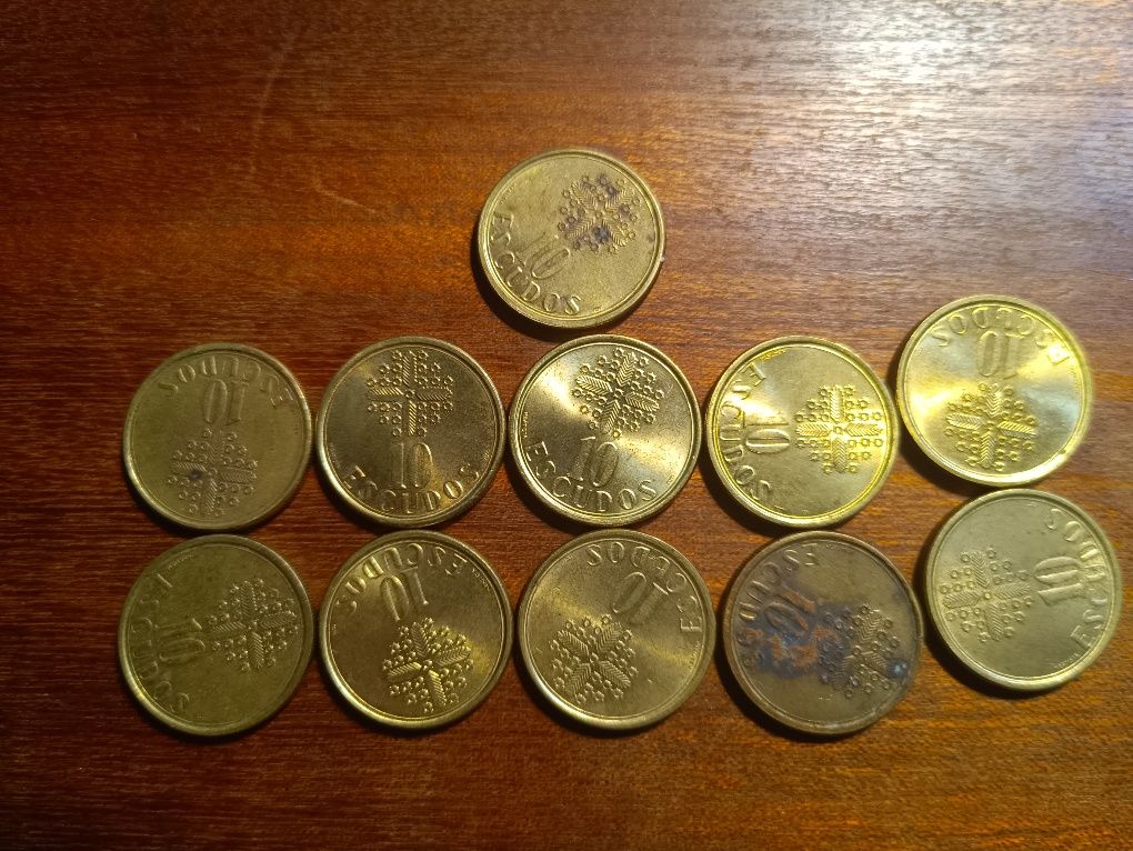 67 moedas de 10 escudos, 1986 a 2001