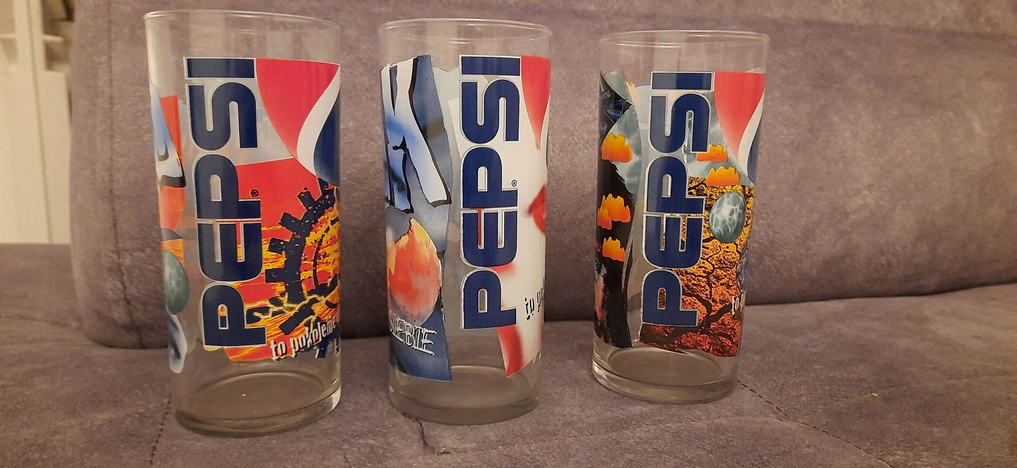 Szklanki Pepsi  kolekcja