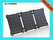 Солнечная панель Allpowers 21W ETFE 2хUSB складная сонячна складна