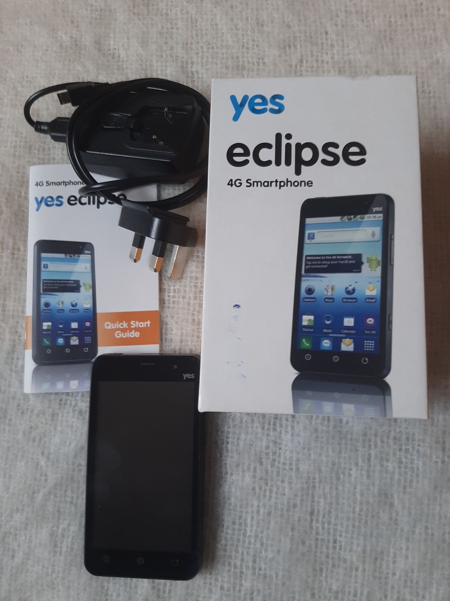 Smartfon Yes eclipse 4 G, sprawny, jedynie bateria uszkodzona