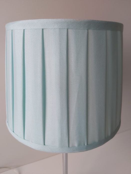 Home&You lampa stojąca nocna turkusowa z kryształami Glamour