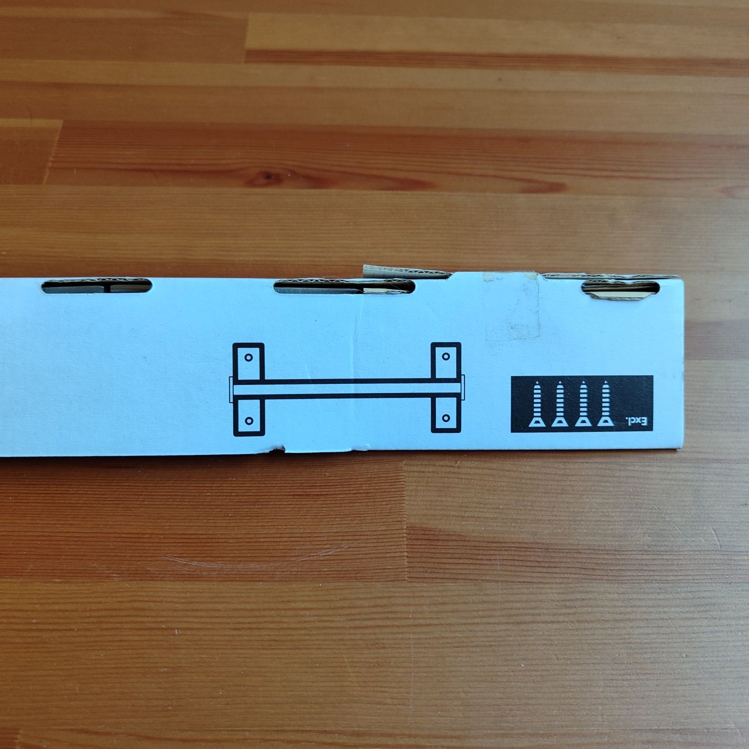 Reling Ikea Grundtal 002.135.39 stal nierdzewna 
Reling. Stal nierdzew