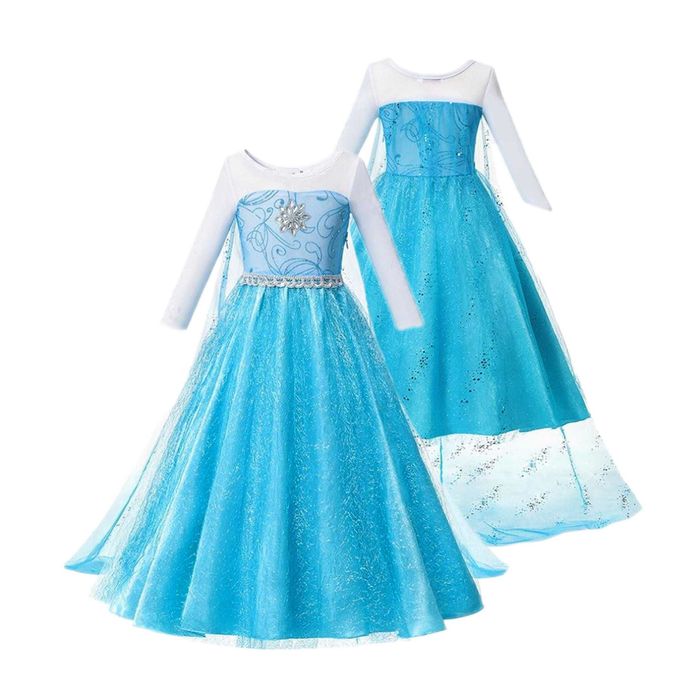 Strój sukienka kostium elza elsa frozen rozmiar xs