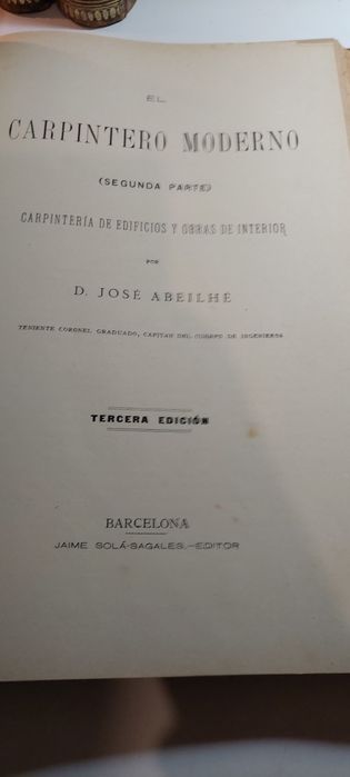 El Carpintero Moderno (Tercera edición, 3ª edição - 3 Volumes)