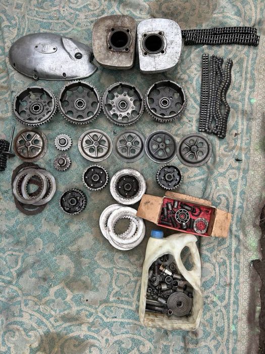 Сцепление ИЖ юпитер, крышки, корзины, звездочки, диски и тд