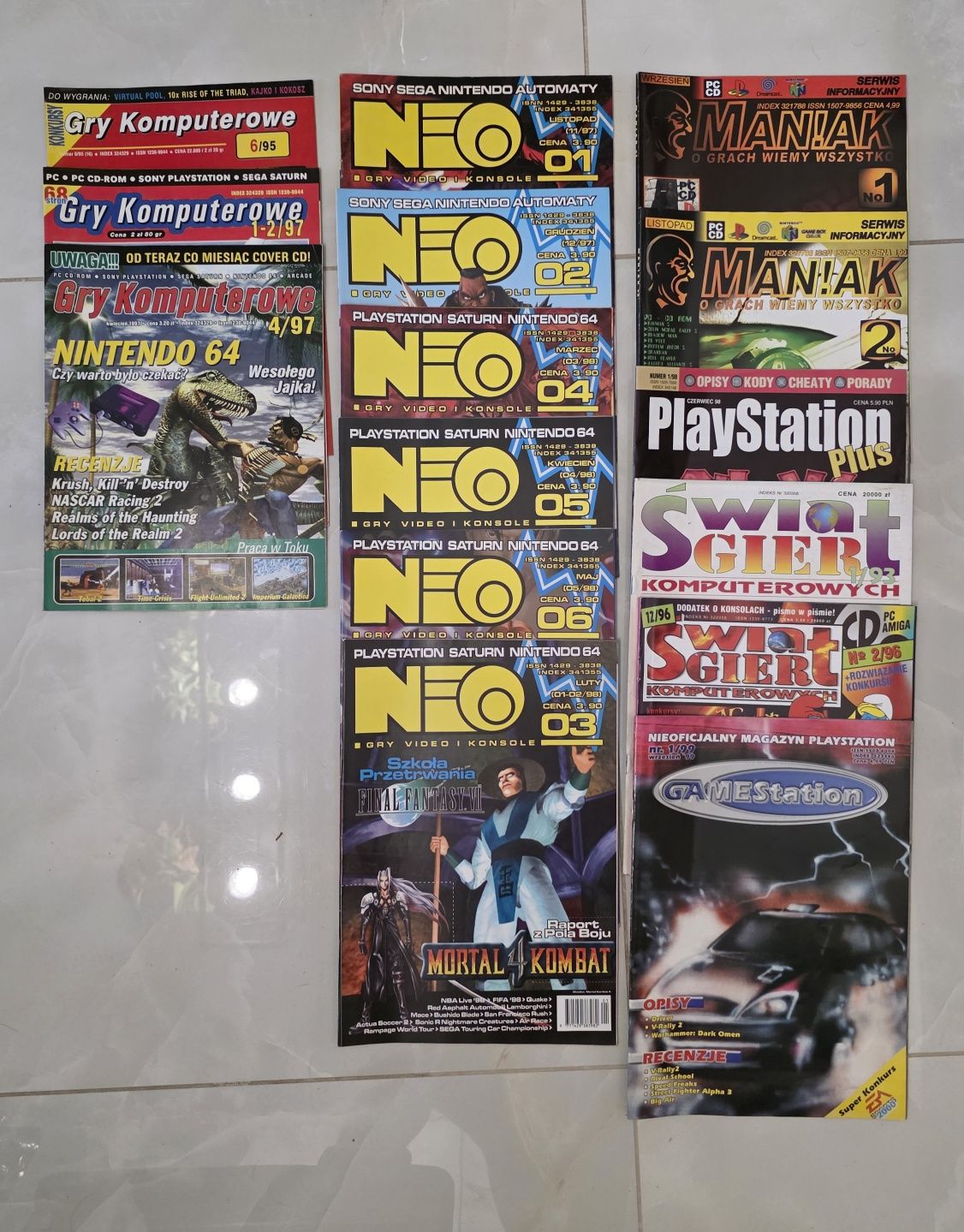 Secret Service Amiga C&A Top Secret NEO plus PSX EXTREME i inne
