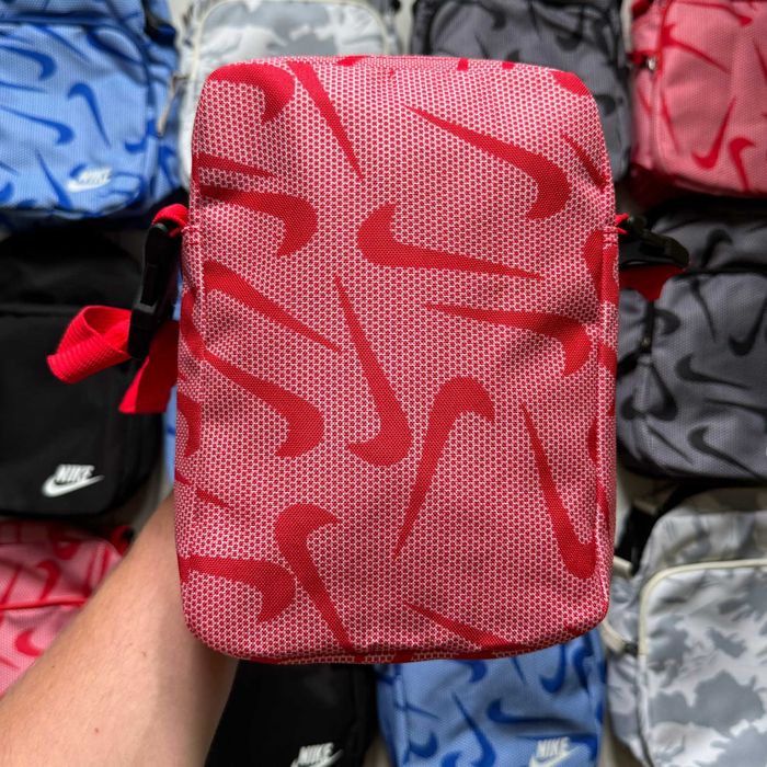 Сумка через плече Nike Heritage(Чорний,Сірий,Білий,Синій,Червоний).