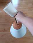 Lampa Zaos PRL lata 70 Space Age