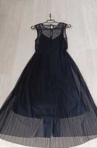 -30% Чёрное стильное брендовое  платье mango
