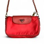 Женская сумка Prada Tessuto nylon saffiano crossbody bag оригинал