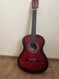 Gitara czerwona dymiona