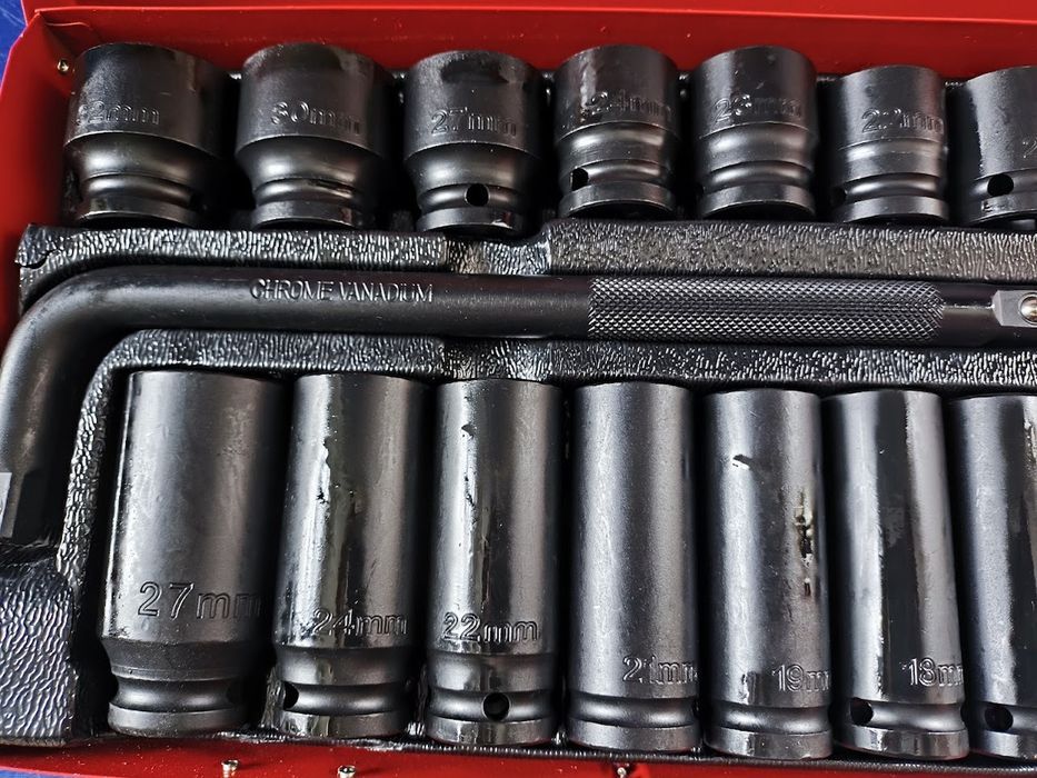 Набір ударних головок 35шт максимальний набор ударных головок 1/2'"