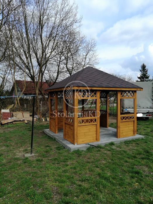 Altanka ogrodowa altana drewniana pergola wiata 3x3 3x4