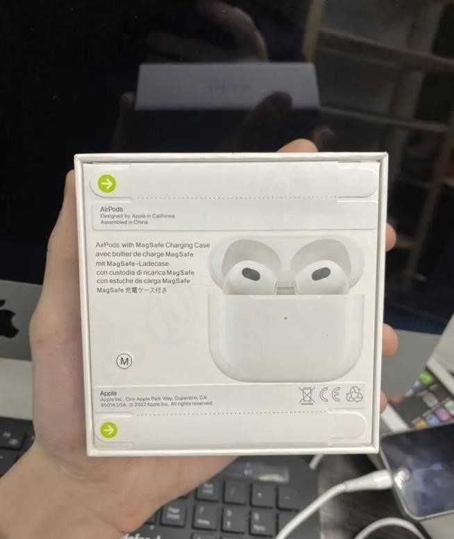 Навушники Full якості AirPods 3 1в1 Найкраще звучання 1в1