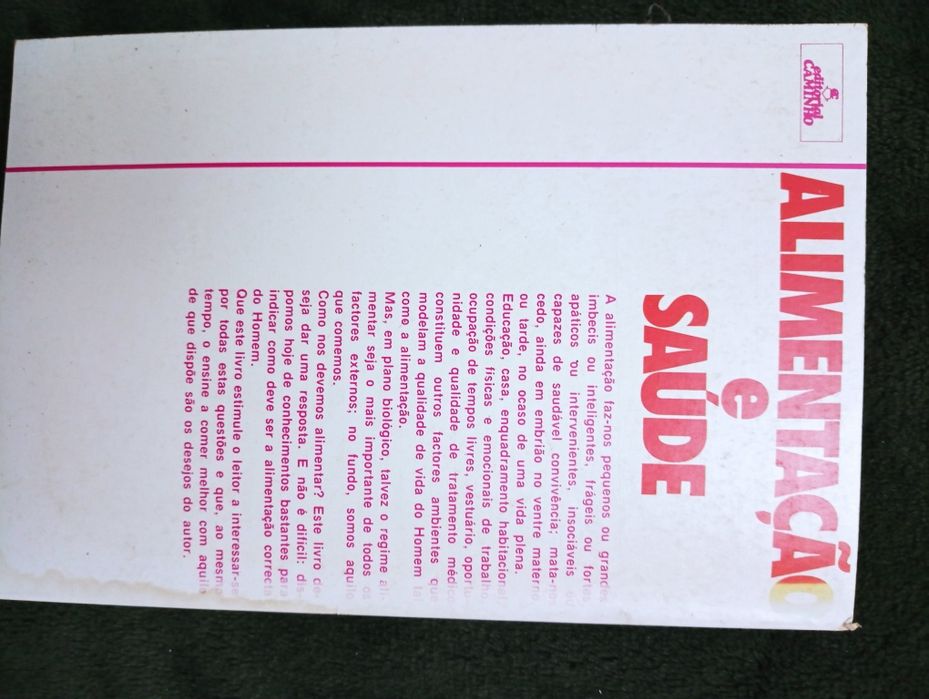 Alimentação e Saúde	Emílio Peres	1980