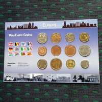 As moedas dos 12 países pré-Euro