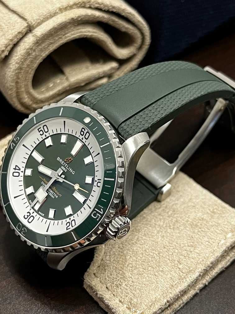 Breitling Superocean A17376 / Full Set / Gwarancja do 09.2027
