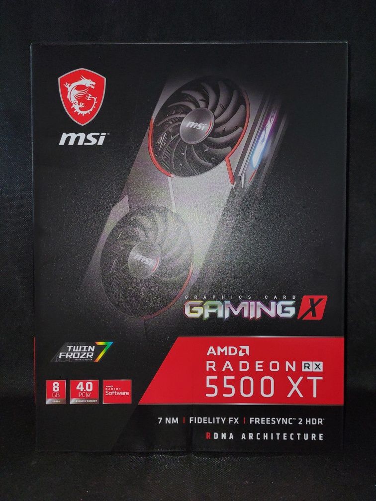 Karta graficzna MSI Radeon RX 5500 XT GAMING X 8GB GDDR6