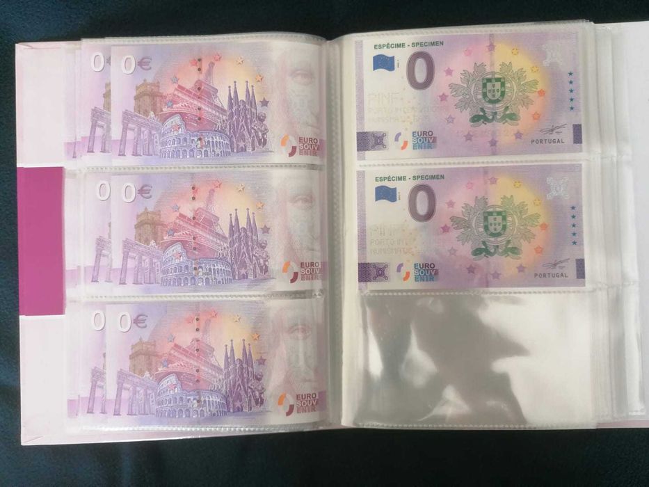 Souvenir Notas "0 euros" Variantes Selos Impressos!