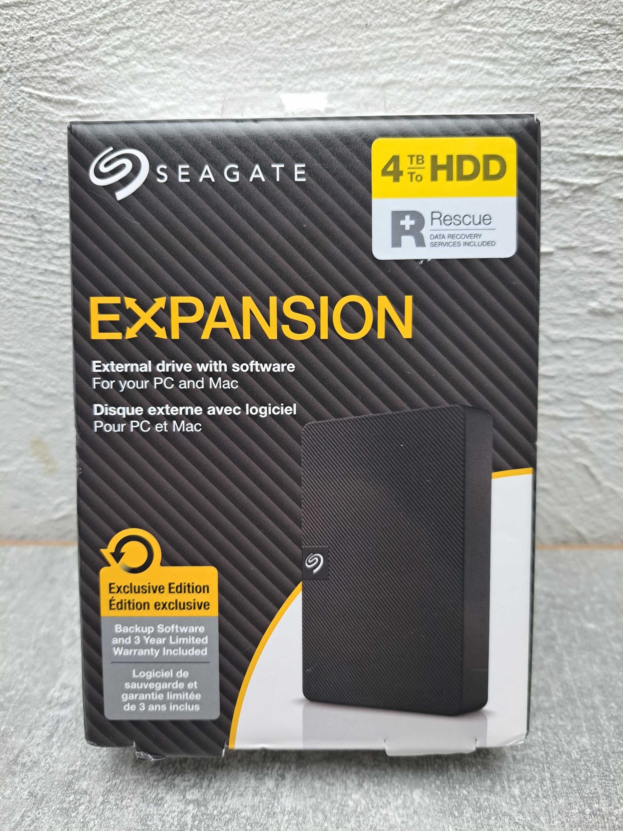 Зовнішній жорсткий диск 2.5" 4TB Expansion Portable Seagate Новий!