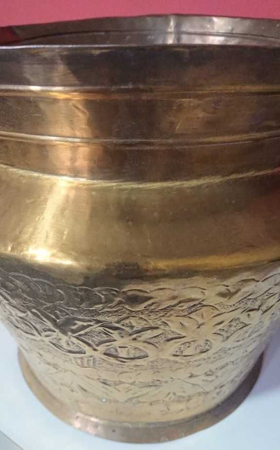 Floreira em cobre/latão