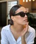 Okulary przeciwsłoneczne Saint Laurent SL 593 sunglasses czarne black