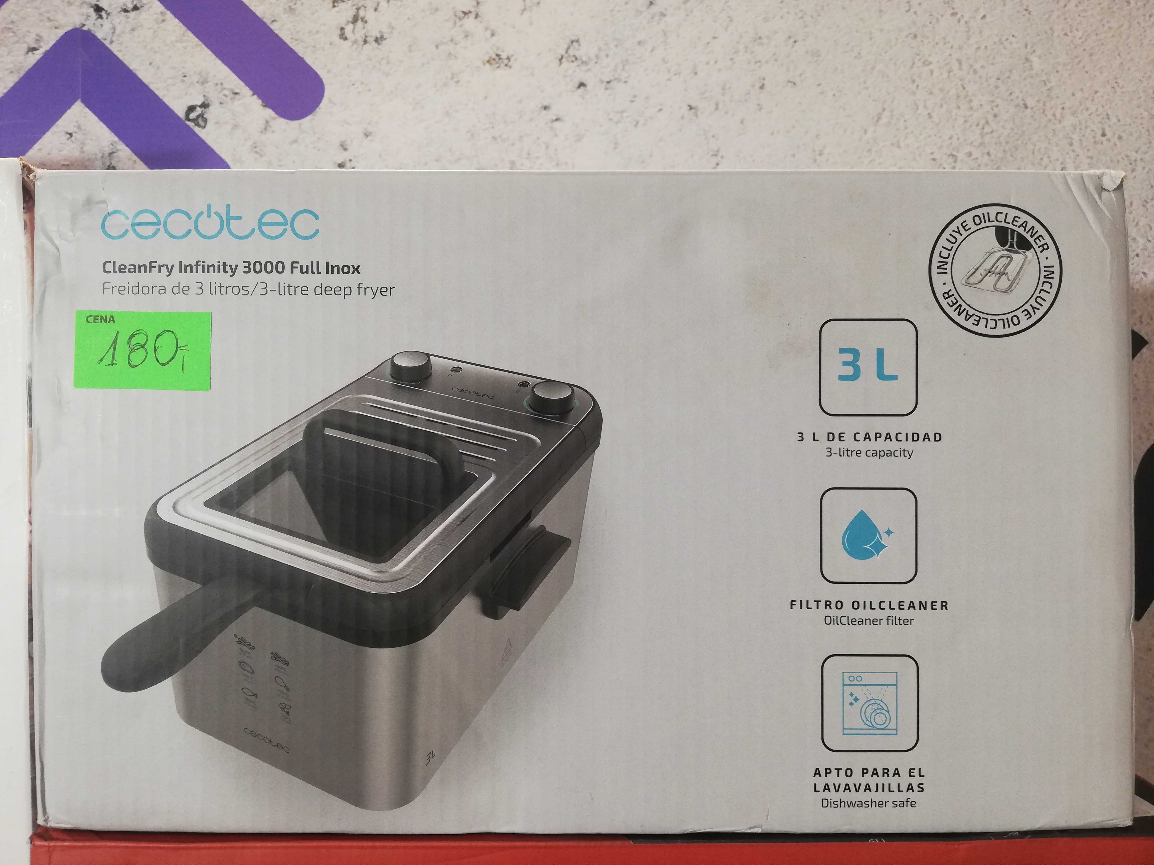 Cecotec Frytownica Cleanfry Infinity 3000