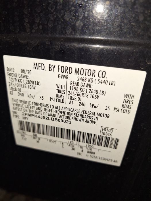 Ford edge 2.0 245koni 115tys oryginaprzebieg bezwypadkowy SUV 4x4 prem