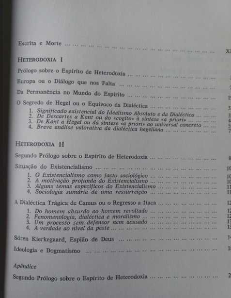 Heterodoxia (I e II) - Eduardo Lourenço