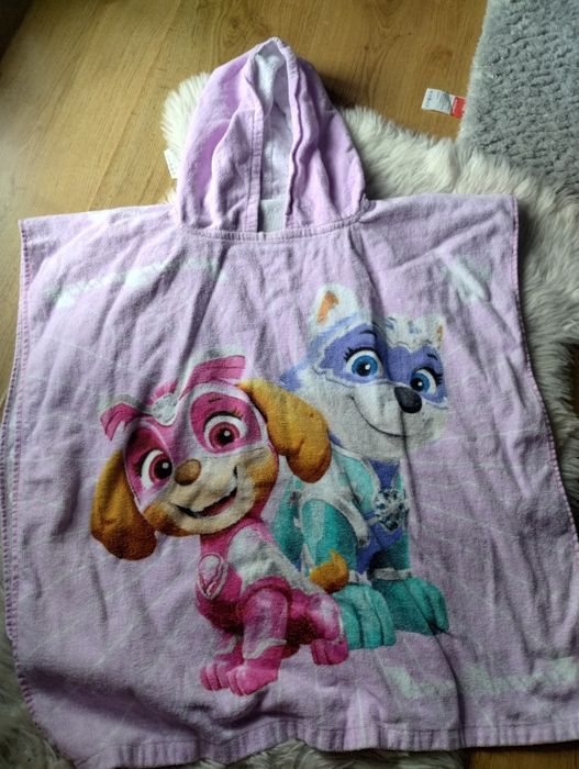 Ręcznik z kapturem poncho