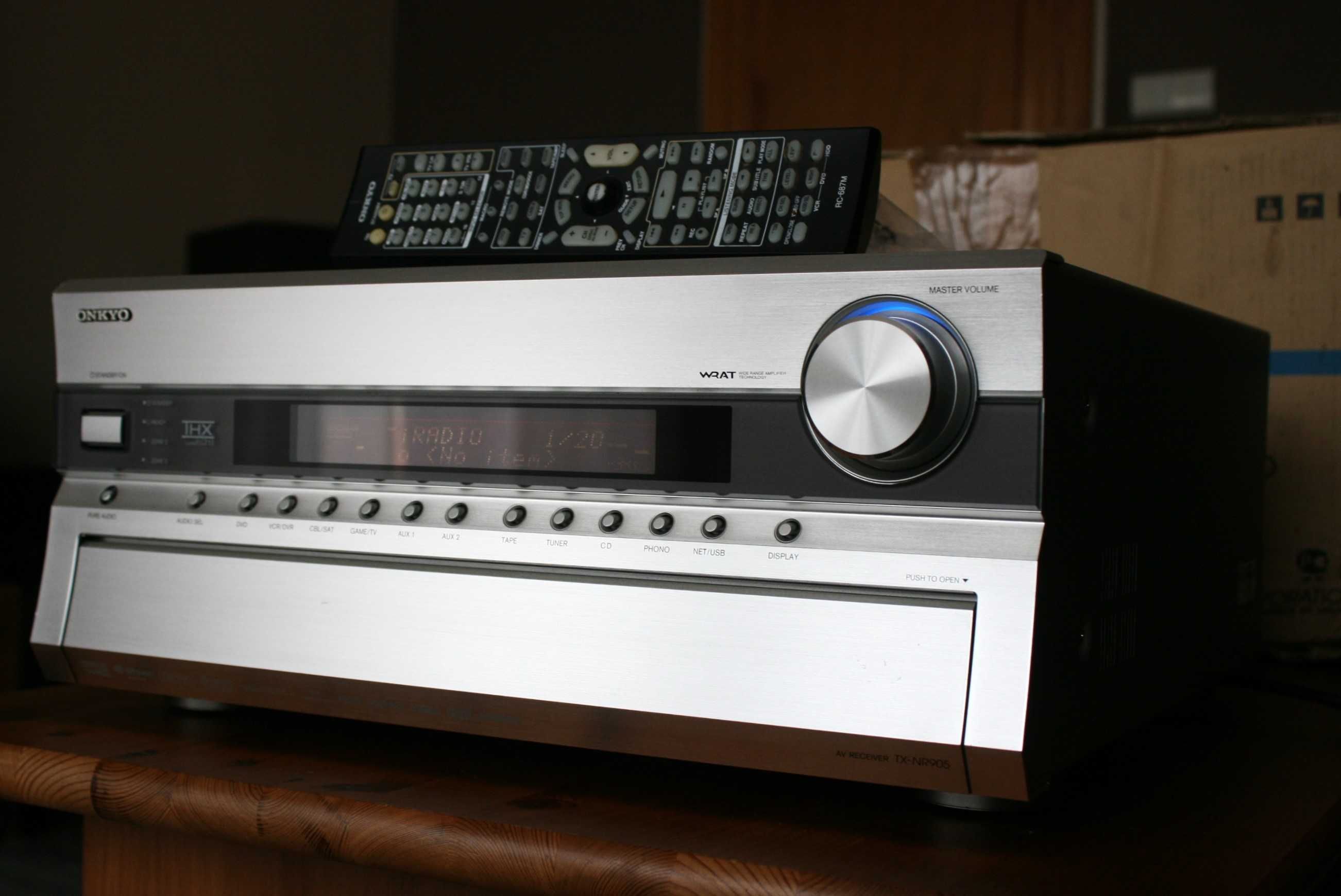 Audiofilski amplituner Onkyo TX NR 905 USB wzmacniacz 220 watt / kanał