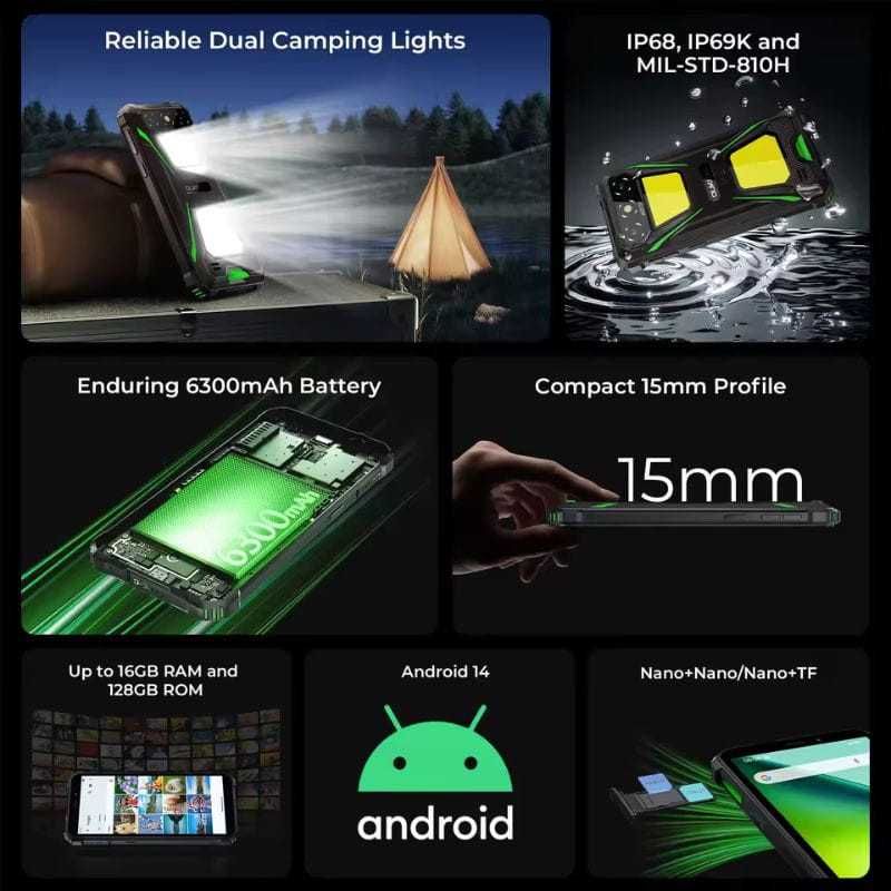 Oukitel G5 4GB/128GB IP69K 2.0GHz