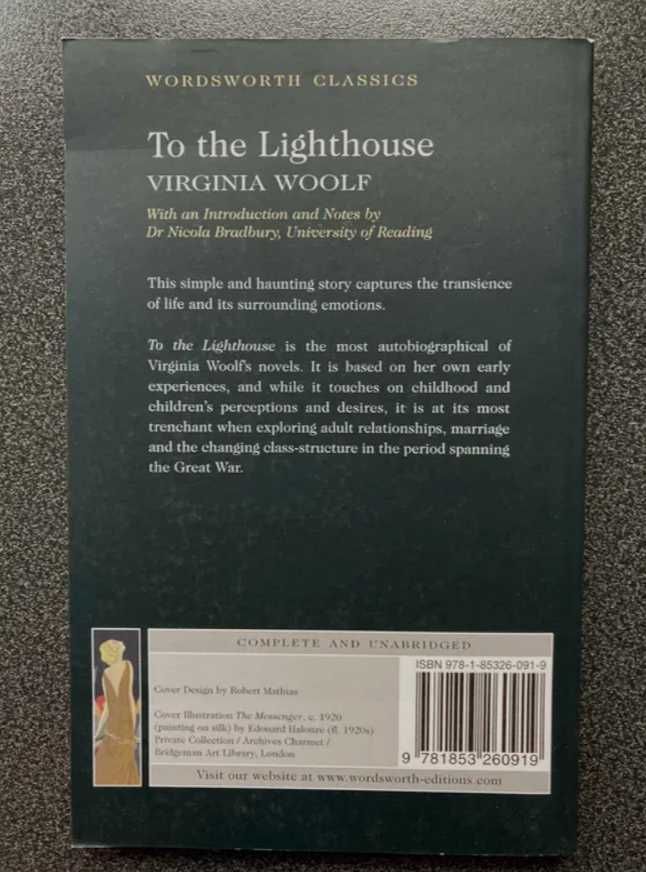 NOWA “To The Lighthouse”, Virginia Woolf