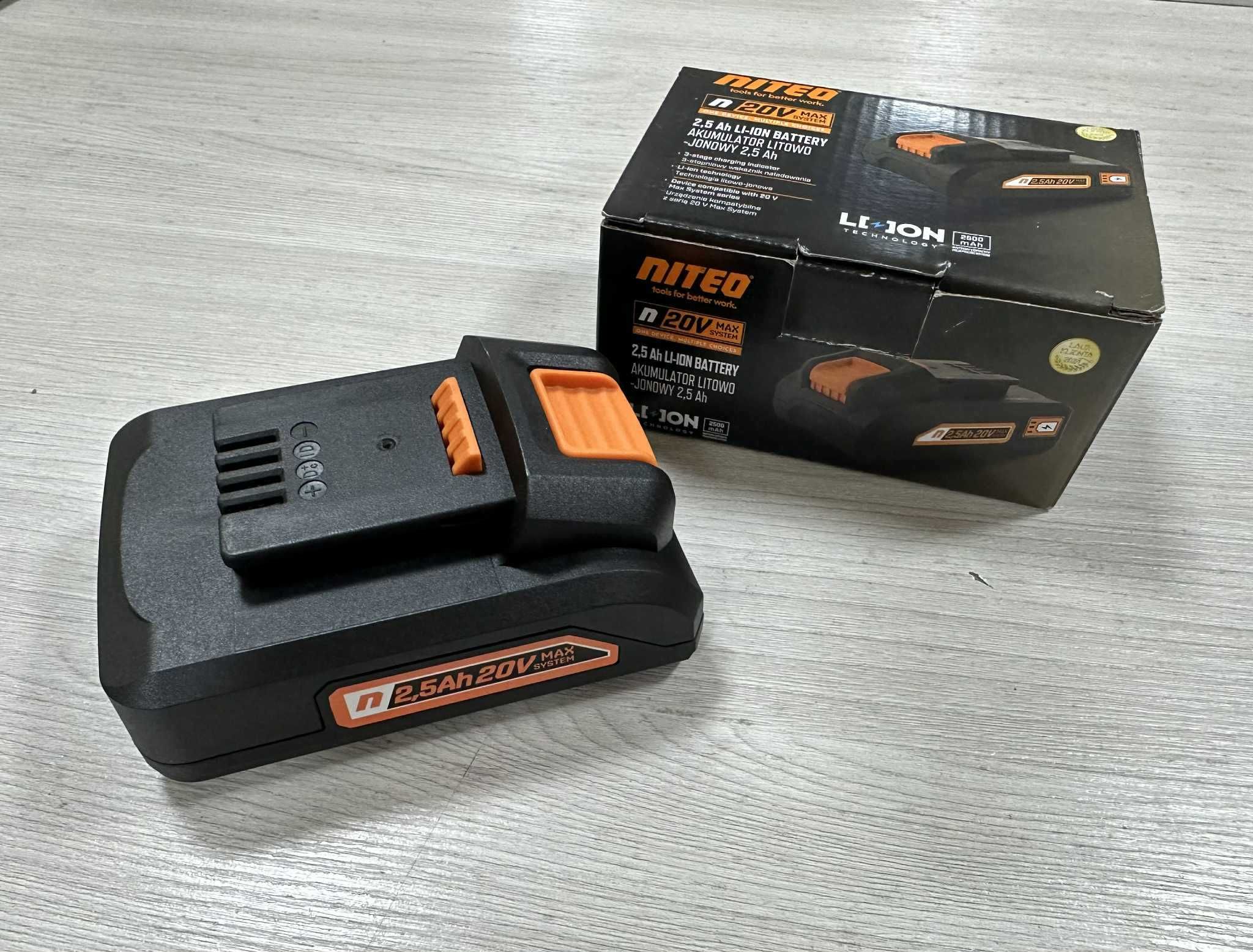 Akumulator Li-Ion Niteo Tools 20 V 2,5 Ah