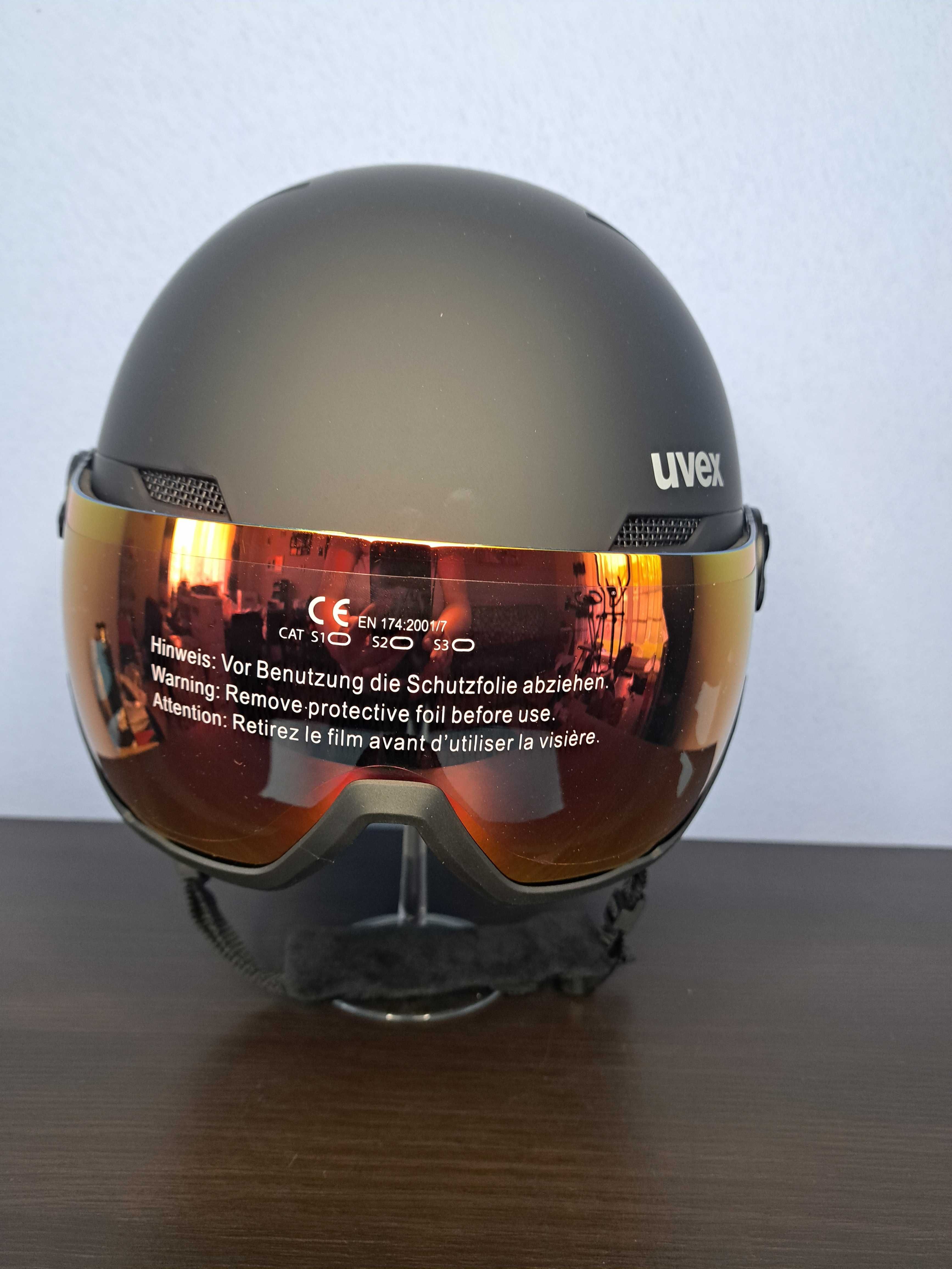 Kaski Kask narciarski snowboardowy Uvex Wanted Visor r. 58-61 cm M/L