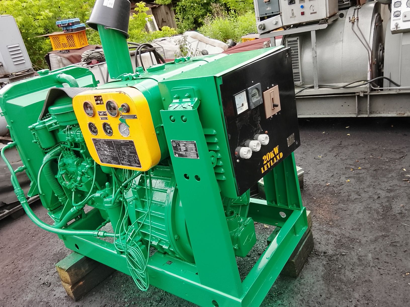 Agregat prądotwórczy 40 kw 50 kva silnik leyland Sw 266 prądnica Niemi