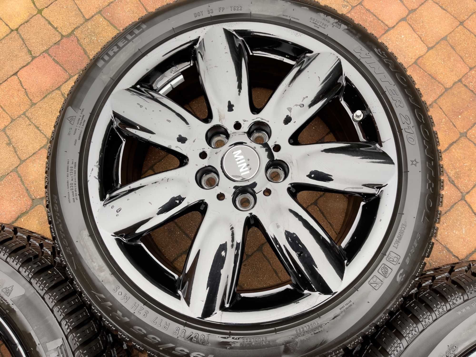 3640. Alufelgi 17" Mini Clubman BMW oryginalne czarne 5x112 7J ET47